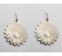 Margherita : Orecchini Pendenti in Argento 925 - Fiore Portafortuna - Fiorellino