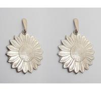 Margherita : Orecchini Pendenti in Argento 925 - Fiore Portafortuna - Fiorellino