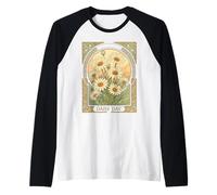 Margherita Primaverile Art Nouveau Maglia con Maniche Raglan