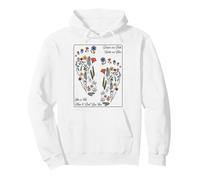 Margherite Rosa Violette Blu She He Mom Dad Love You Expectant Felpa con Cappuccio