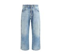 Margiela Blue Cotton Cropped Jeans - W31