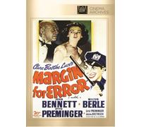 Margin For Error (DVD) Carl Esmond Howard Freeman Joan Bennett Milton Berle