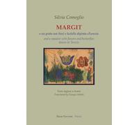 Margit e un prato con fiori e farfalle dipinto a Terezín. Testo inglese a fronte
