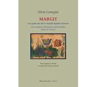 MARGIT E UN PRATO CON FIORI E FARFALLE DIPINTO A TEREZIN. TESTO INGLESE A FRONTE