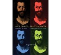 Margret Fetzer John Donne's Performances (Tascabile)