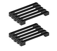 MARGUERASW maniglie per mobili da cucina nere-10 Pezzi maniglie nere per porte maniglie nere per armadio maniglia cucina nera distanza dei Fori 192mm