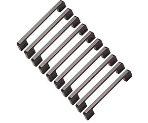 MARGUERASW maniglie per mobili da cucina nere-10 Pezzi maniglie nere per porte maniglie nere per armadio maniglia cucina nera distanza dei Fori 224mm