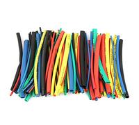 Marhynchus 100 Pezzi di Tubi Termorestringenti 5 Dimensioni 5 Colori Assortiti Kit Tubi Termorestringenti 100mm Cavo di Filo Guaina Isolante per Protezione Isolante