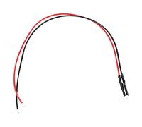 Marhynchus 10pcs 12V 3 Mm LED LED LEGGIO EMITTURA EMITTURA CAVO Multicolore Flessibile Multicolore, Risparmio Energetico con 20 Cm di Lunghezza per l'uso di Auto Giocattolo Fai - -te (#7)
