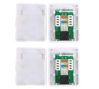 Marhynchus 1RJ45 Surface Mount Box, con Dimensioni Ridotte, Facile Trasportare e Archiviare, Comodo Usare, Elegante e Bellissimo Design della Superficie, Prestazioni di Prova a 100 MHz, Progettate