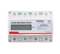 Marhynchus 3 Fase 4 Filo Energy Meter 7p LCD KWH Monitoraggio 35 Mm Monte di Binario 230 400V 5 (100) A con Collettore A Impulsi per il Monitoraggio Remoto