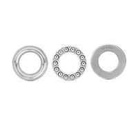 Marhynchus 51206 Cuscinetto Assiale Assiale a Sfere, Acciaio per Cuscinetti Ad Alta Precisione, Ideale per Macchinari e Attrezzature, Diametro Interno 30 Mm, Diametro Esterno 52 Mm, Applicazione a