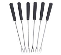 Marhynchus 6 Forchette per Fonduta in Acciaio Inox con Codifica a Colori, Forchette Lunghe per Torta, Cioccolato, Frutta, Formaggio, Fonduta