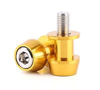 Marhynchus 8 Mm 10 Mm Motociclette in Moto in Alluminio Swing Swing Spool Spool Shoot Bobins Bobins Fa Billetta a Motore a CNC Anodizzato Duro con Labbra Rialzate (oro 10 mm)
