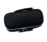 Marhynchus a Matita di Grande capacità di Blocco a Matita Elish Canvali di Cartoleria per Studenti delle Scuole Superiori 8.46x3.74x2.56in (BLACK)