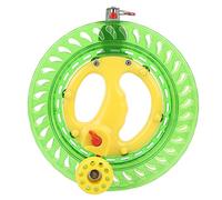 Marhynchus ABS Fly Fishing Reel Pesca di Pesca con Design a Cavo Leggero Grande Pergolato per Flussi di Laghi di Fiumi (Green)