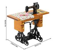 Marhynchus Accessorio per Bambole a Macchina per Cucitura in Miniatura Vintage 1:12 Giocattoli per Mobili per Bambole per Bambola con Superficie Liscia per Decorazione della Camera