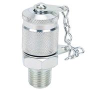 Marhynchus Adattatore per Prova Idraulica da 5 Pezzi, Connettore di Accoppiamento per Prova Filettatura, 3 Mm, in Acciaio Al Carbonio Zincato per il Rilevamento della Pressione dei Sistemi