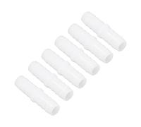 Marhynchus Adattatore per Raccordo a Innesto in Plastica da 10 Pezzi, Materiale Sicuro, Non Tossico, Giunto Dritto per Tubo da Laboratorio/pompa (14-14 mm dritto)