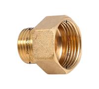 Marhynchus Adattatore Riduttore per Boccola Esagonale per Tubo dell'acqua in Ottone, Materiale in Ottone Resistente, da 1/2 BSPT Maschio a 3/4 BSPT Femmina per Depuratore d'acqua e Addolcitore