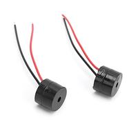 Marhynchus Allarme Cicalino Piezoelettrico da 10 Pezzi di Alta qualità YMD-12095, Grilletto Sensibile per Avviso di Sicurezza, Materiale ABS Durevole