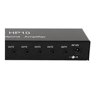 Marhynchus Amplificatore per Cuffie a 10 Splitter per Cuffie Stereo con Controllo del Volume Individuale e Adattatore di Alimentazione da 12 V per Palco da Studio e Multiple