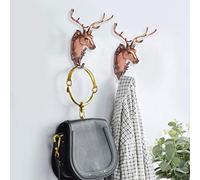 Marhynchus Animali Che Pendono un Gancio nel Tappo Strato di Asciugamano -testa di Cervo Testata Verso la Cucina da Bagno (Testa di cervo (bronzo anti-meditazione))