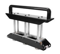 Marhynchus Attrezzo per Coperture in Metallo, Piegatrice per Lamiera Regolabile con Rullo a 3 Stazioni per Curve da 5/8 a 4 Pollici, Robusta Struttura in Acciaio, Funzionamento Senza Sforzo