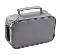 Marhynchus Borsa Portadocumenti Ignifuga, Custodia in Nylon Impermeabile con Chiusura a Combinazione, Organizer Portatile per Documenti, Viaggi e Uso Esterno (con serratura 2)