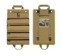 Marhynchus Borsa Portautensili Arrotolabile, Organizer per Attrezzi Resistente con 6 Tasche, 2 Rimovibili, Scatola Porta Attrezzi Portatile per Elettricisti, Meccanici e papà.