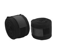 Marhynchus Boxe Handweps Semi -Oil Semi -Elastic Cotone 5 M Avvolgimento per Kickboxing Muay Thai, 2pcs (Black)