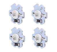 Marhynchus Chip a LED da 1W 5V, Sorgente di Perline di Luce Intensa Alta con Piastra di Alluminio, Confezione di 25, per Torce, Luci di Modellazione Fai -da -te, Fari, Faretti e Molti Altri Prodotti