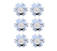 Marhynchus Chip a LED da 1W 5V, Sorgente di Perline di Luce Intensa Alta con Piastra di Alluminio, Confezione di 25, per Torce, Luci di Modellazione Fai -da -te, Fari, Faretti e Molti Altri Prodotti