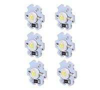 Marhynchus Chip a LED da 1W 5V, Sorgente di Perline di Luce Intensa Alta con Piastra di Alluminio, Confezione di 25, per Torce, Luci di Modellazione Fai -da -te, Fari, Faretti e Molti Altri Prodotti