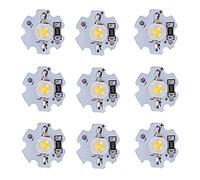 Marhynchus Chip a LED da 1W 5V, Sorgente di Perline di Luce Intensa Alta con Piastra di Alluminio, Confezione di 25, per Torce, Luci di Modellazione Fai -da -te, Fari, Faretti e Molti Altri Prodotti