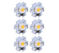 Marhynchus Chip a LED da 1W 5V, Sorgente di Perline di Luce Intensa Alta con Piastra di Alluminio, Confezione di 25, per Torce, Luci di Modellazione Fai -da -te, Fari, Faretti e Molti Altri Prodotti