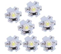Marhynchus Chip di Luce, 25 Pezzi 5V 200LM 3W Perline Lampada LED Ad Alta Potenza con Substrato in Alluminio per Modellazione Torcia Fai da Te Pannelli 3D a Parete (Bianco freddo)