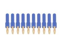 Marhynchus Connettore per Plug di Banana di Connessione, Tappi di Artigianato Squisiti, Prestazioni Stabili Quick Connect, Applicazione Ampia per Ricevitori e Adattatori Audio (BLUE)