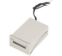 Marhynchus Contatore Elettromagnetico Contatore di Impulsi Meccanico DC24V da 0 a 999999 20 Conteggi Al Secondo 1 Punto 5W Totalizzatore per Apparecchiature Tessili Petrolifere e Conteggio Industriale
