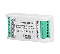 Marhynchus Controller per Striscia Decodificatore LED RGB, Plastica, 3 Tensione Costante 9-24 V per Strisce Luminose e Wallwasher