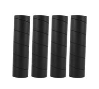 Marhynchus Coprigambe per Telaio Letto, 4 Pezzi Proteggi Punta per Mobili Neri Realizzati in Gomma EPDM con Resistenza all'Acqua e Isolamento Acustico per Gambe del Letto Gambe della Sedia