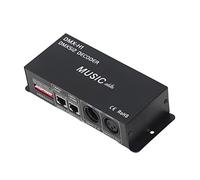 Marhynchus Decoder a 4, Controller Dimmer LED RGB con modalità Musica e Segnale per Bar, Hotel, Bar Sobri (4A per canale)