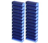 Marhynchus Dissipatore di Calore in Alluminio, Raffreddatore CPU Royalblue P35x14x120 2 Pezzi per Componenti di Controllo Industriale, Radiatore di Raffreddamento in Alluminio con Dimensioni Compatte,