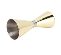 Marhynchus Doppio Cocktail Jigger Misurino in Acciaio Inossidabile 304 da 2 Oz 1 Oz Jigger da Bar con Misure Interne per Ricette di Cocktail da (Titanio)