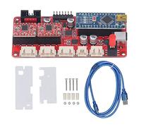 Marhynchus Driver USB, Controller CNC a Doppi Assi Y con Cavo Dati USB a 5pin T, Scheda PCB per Elekscam Grbl Benbox, Peso Leggero e Dimensioni Compatte, Input del File Gcode