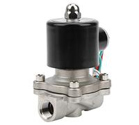 Marhynchus Elettrovalvola, Acciaio Inossidabile, Apertura e Chiusura Rapida, Ad Azione Diretta, per Applicazioni Acqua Olio Aria (AC220V)