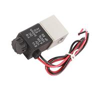 Marhynchus Elettrovalvola Aria Solenoide Elettrica, Lega di Alluminio, 2 Posizioni 2 Vie Normalmente Aperta, per Sistemi Idraulici DC24V, Applicazione Aria Acqua Olio (DC12V)