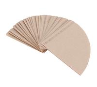 Marhynchus Filtri a Forma di Cassetta a Forma di Carta da Filtro da 100 Pezzi Filtri a di Cassetta Monouso Pulpa in Legno Naturale per Prepararsi Al caffè Fresco, Evento da Ufficio/matrimonio
