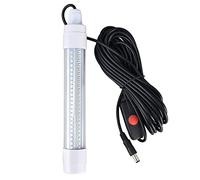 Marhynchus Finder di Esche per Esca da Pesca Notturna a LED, Luce di Pesca Subacquea di Superhelle per Il Tanking del Pesce, Livello di Protezione IP68, Materiale per PC Stabile (Luce Calda)