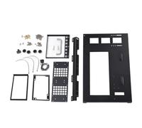 Marhynchus Frame di Telaio Aperto Fai -da -te Potente Piastra di Raffreddamento in Acciaio ATX M ATX ITX Gaming PC Case con Manico per gli Appassionati di Tecnologia Materials Passa in Acciaio